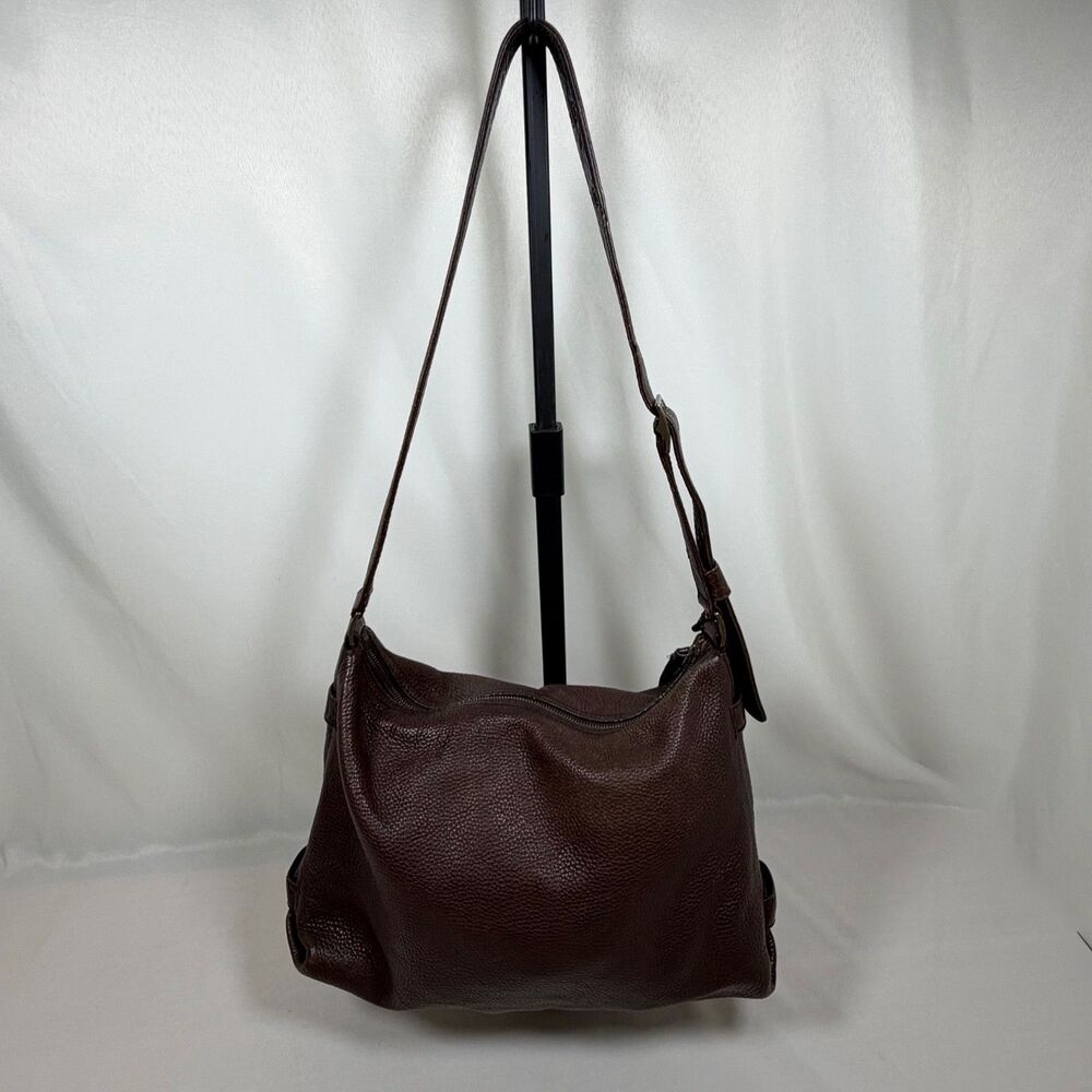 Banana Republic Vintage Fall 2006 Expresso-Brown Pebbled Leather Shoulder Bag